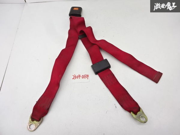 . forest industry auto friend installation position unknown 3 -point type seat belt catch receive buckle red series NO.A1505 total length approximately 63mm thickness approximately 50mm shelves 7-3-B