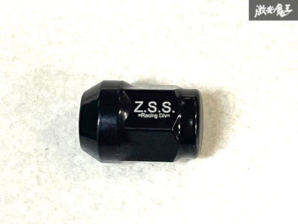 ☆Z.S.S. レーシングナット M14 × P1.5 スチール ブラック 黒 21HEX テーパー座面 20個 ランドクルーザー 100 200 在庫有り 新品 ZSS_画像2