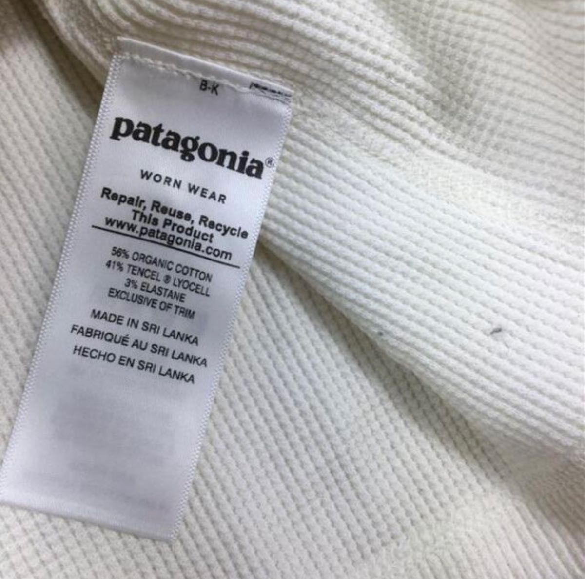 ★ Patagonia XS  パタゴニア ワッフル ヘンリー シャツ ホワイト women's 白 レディース