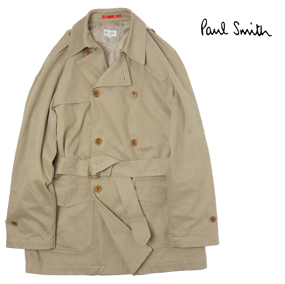 新入荷 Paul Smith ベージュ系 ジャケット トレンチコート ショート丈