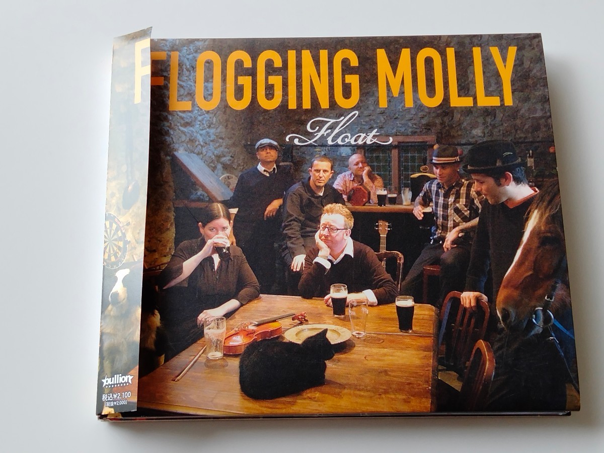 Flogging Molly / Float 帯付デジパックCD bullion BLLN101 08年リリース,フロッギング・モリー,IRISH PUNK,ギネスビール,Dave King,の画像1