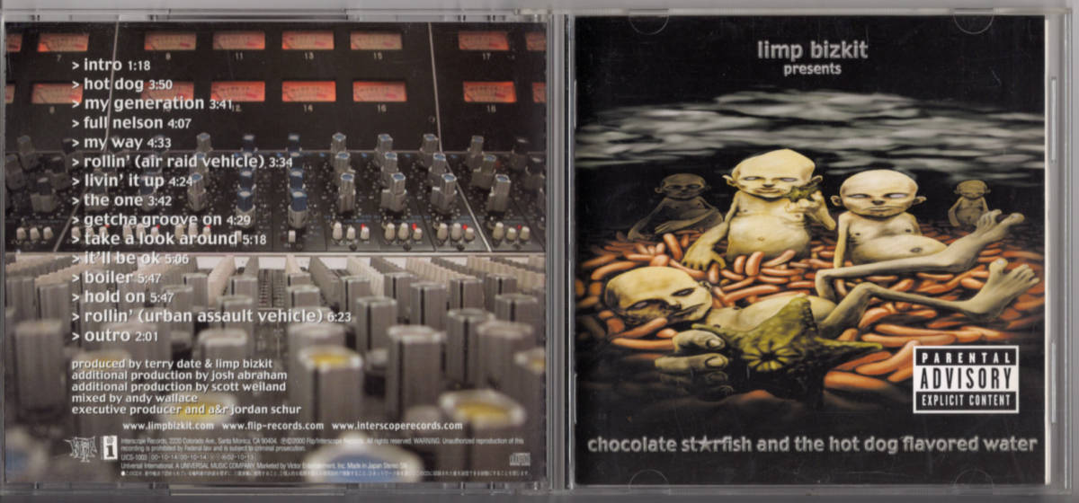 CD「limp bizkit / chocolate st★rfish and the hot dog flavored water」　送料込_画像1