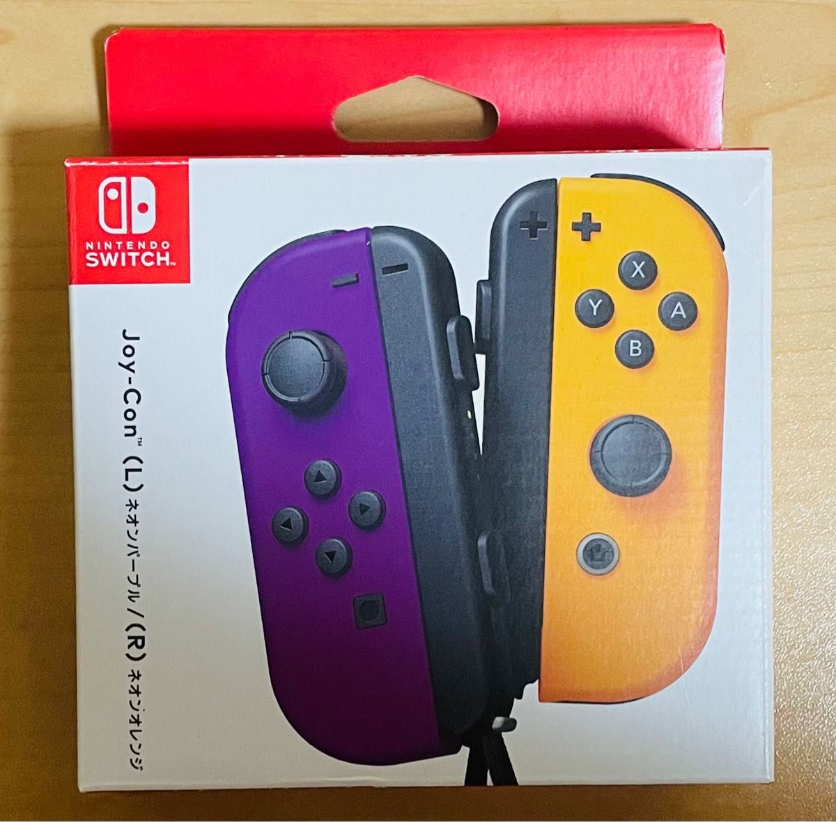 【準美品/送料無料】Nintendo Switch ニンテンドースイッチ ジョイコン ネオンパープル/オレンジ 純正 値下不可