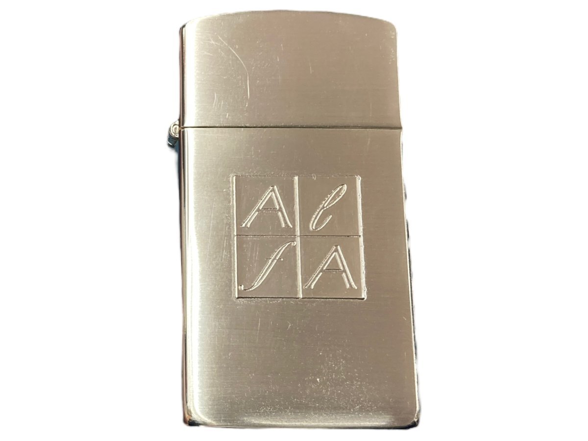 zippo (ジッポー) ALFA アルファ 1999年製 雑貨 オイルライター シルバー 煙草 タバコグッズ 非売品 懸賞品/004の画像1