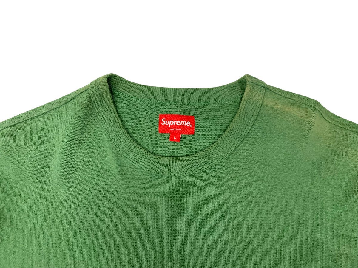 Supreme (シュプリーム) Skul l S/S Top Tシャツ 21SS L グリーン 緑 メンズ /036の画像9