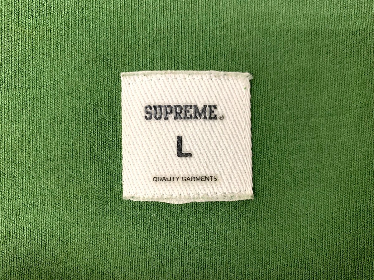 Supreme (シュプリーム) Skul l S/S Top Tシャツ 21SS L グリーン 緑 メンズ /036の画像5