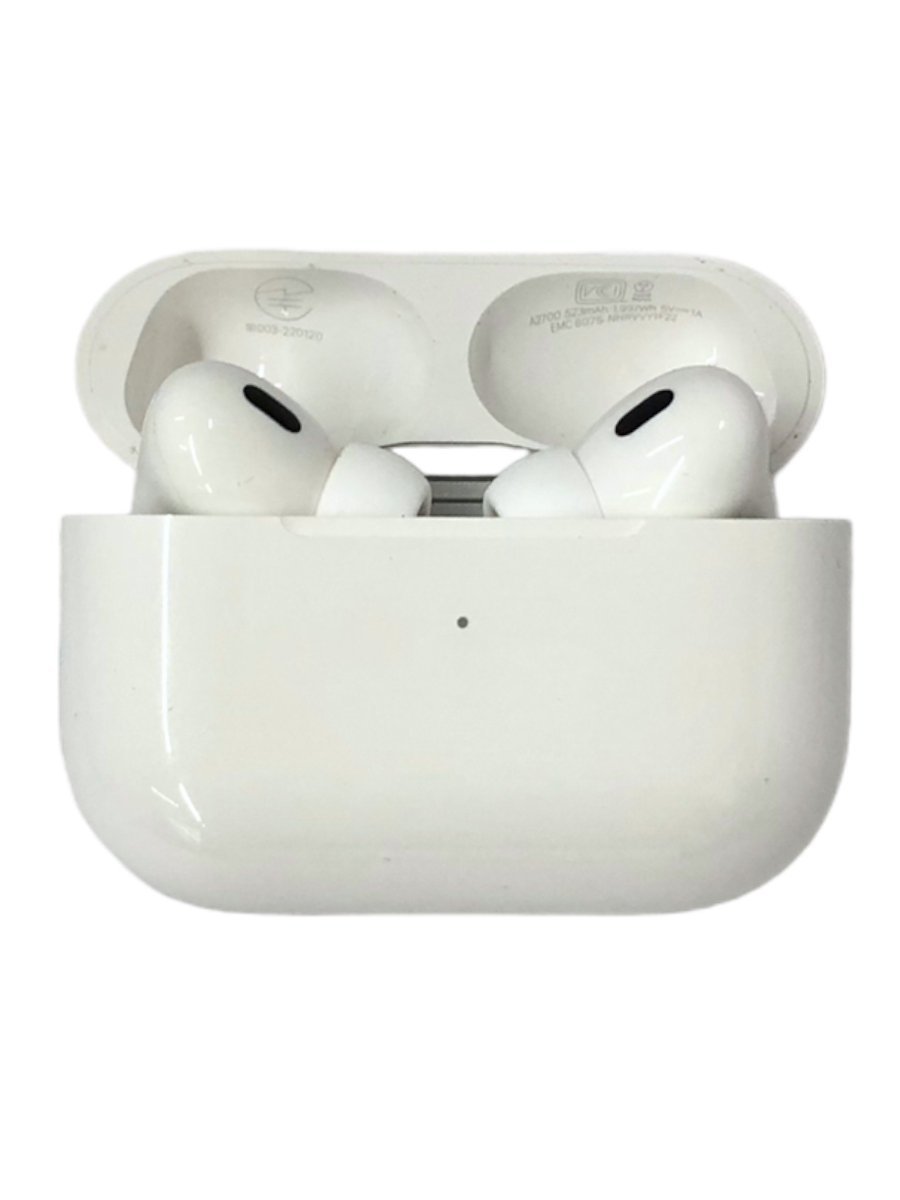 Apple (アップル) Airpods pro エアポッズプロ 第2世代 ホワイト MQD83J/A ワイヤレスイヤホン 家電/078