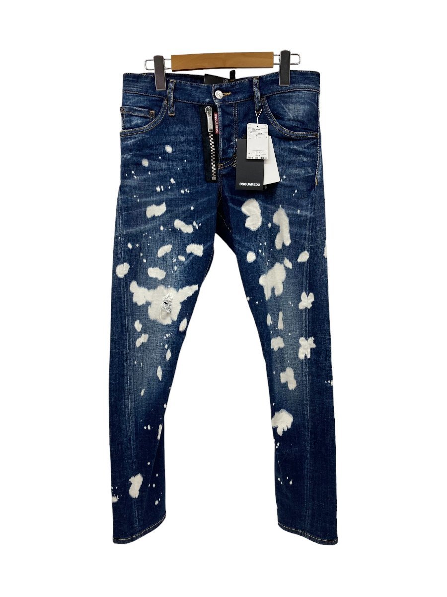 DSQUARED2 ディースクエアード スキニー ブリーチ加工 36 | www.bauen
