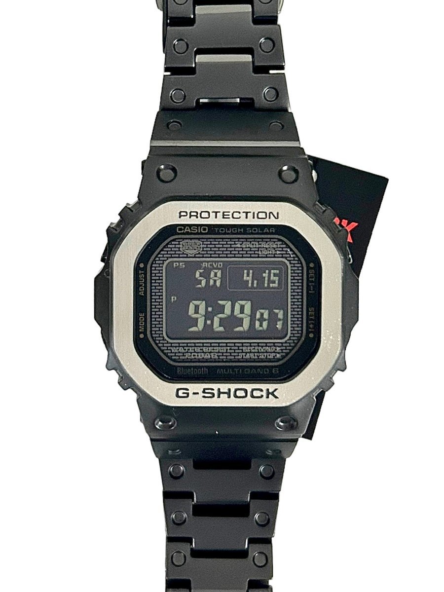 未使用】CASIO (カシオ) G-SHOCK Gショック FULL METAL タフソーラー デジタル 腕時計 GMW-B5000MB-1JF  ブラック メンズ/025