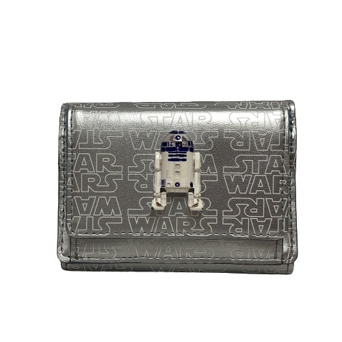 ○★新品 未使用 MUVEIL×Star Wars コラボ 三つ折り財布 R2-D2 スターウォーズ R2D2