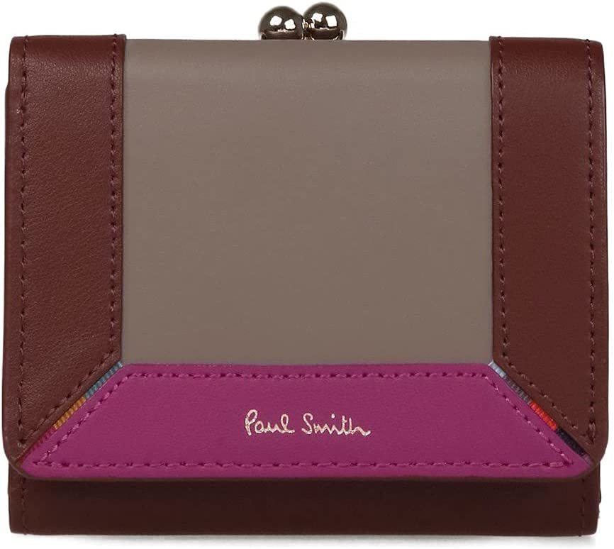 ○☆新品 未使用 Paul Smith 三つ折り財布 がま口 ミニ財布-