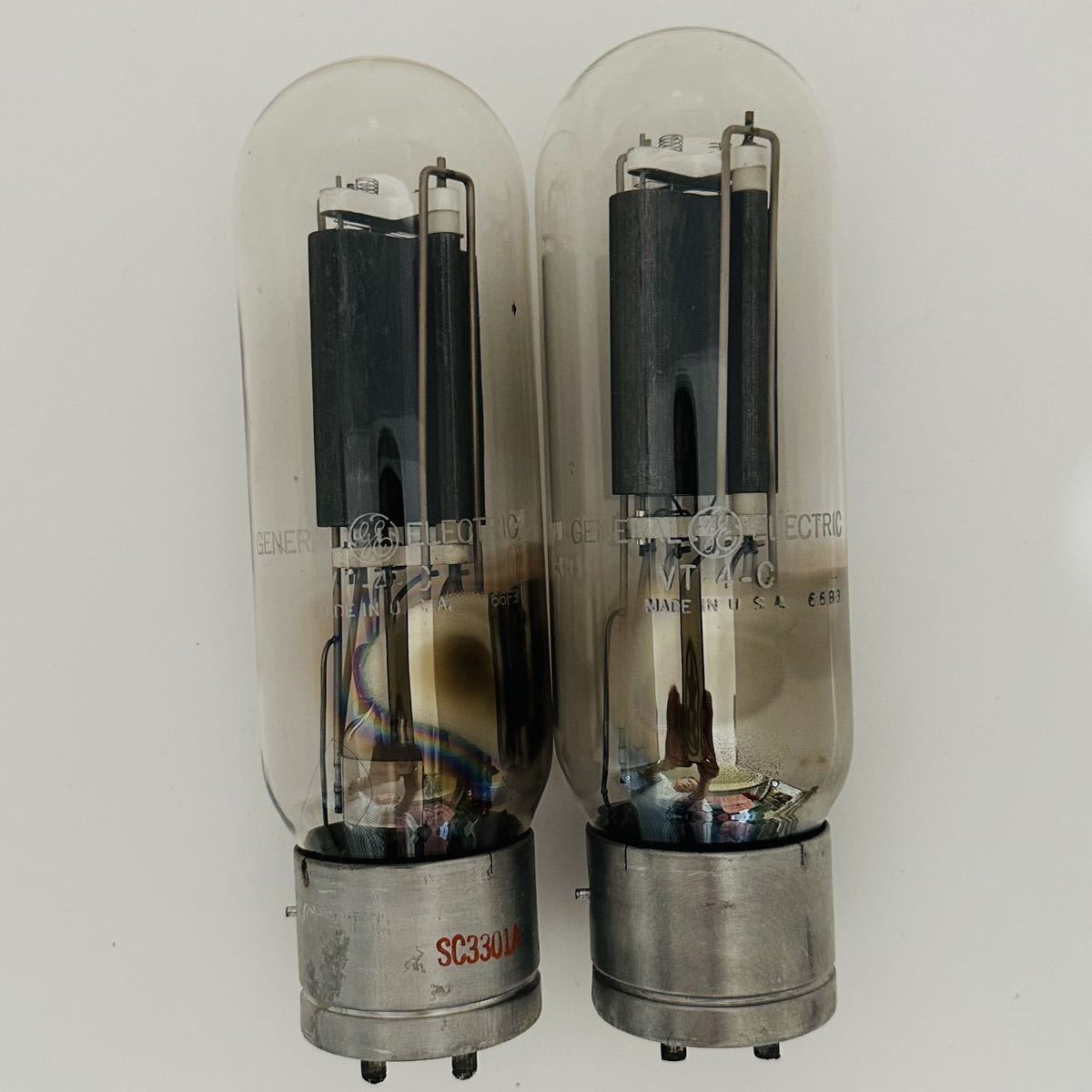 真空管管球 VT-4-C GENERAL ELECTRIC USA 2本 ジャンク品