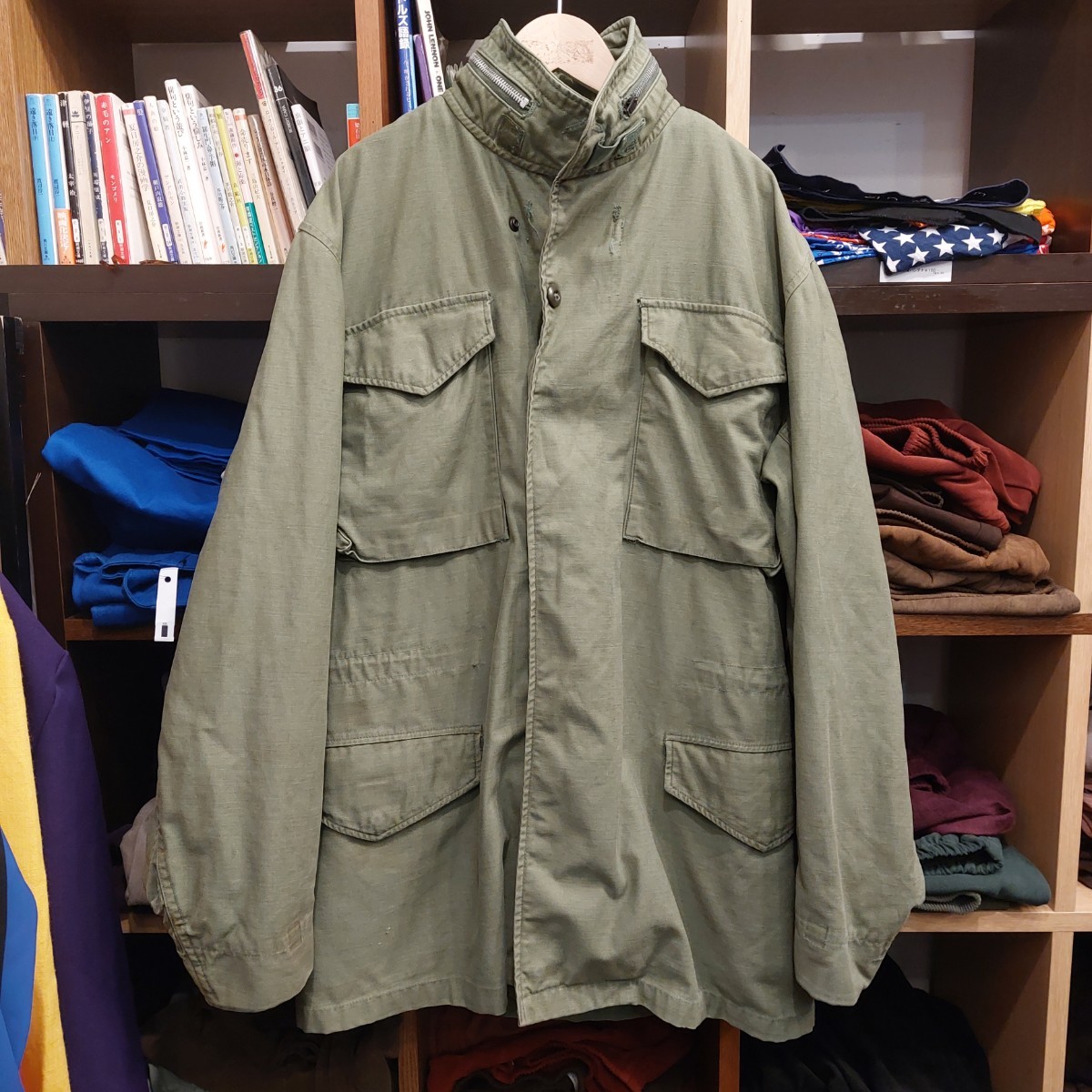 70年製 M-65 2nd FIELD JACKET フィールドジャケット アルミジップ ヴィンテージ S/L ロバートデニーロ 70s 60s Taxi Driver05D0902mel