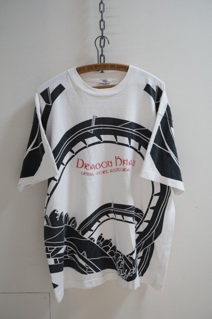 ★★★ヴィンテージ DRAGON KHAN - CHINA PORT AVENTURA AOP Tシャツ 1990'S EURO