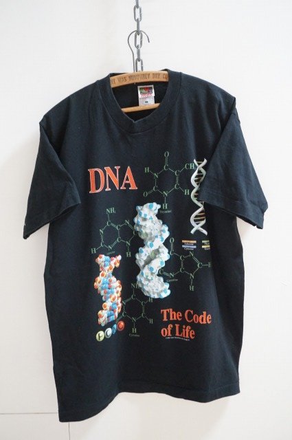 ★★★ヴィンテージ DNA CODE OF LIFE TEE シャツ / FRUIT OF THE LOOM 1990'S