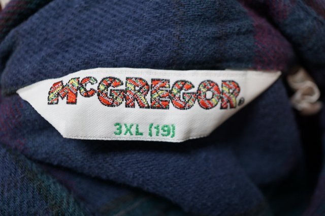 ★McGREGOR マクレガー フランネルシャツ MADE IN USA_画像2