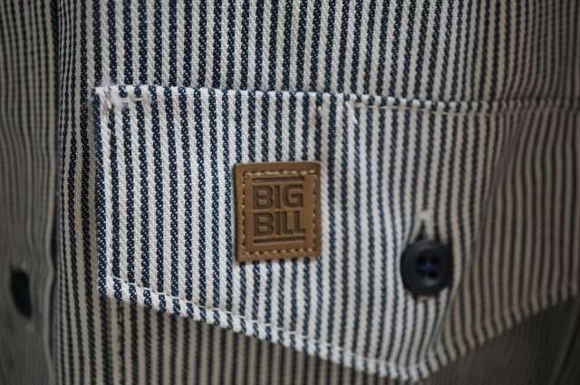 ★BIG BILL ヒッコリーワークシャツ MADE IN USA デッドストック_画像4