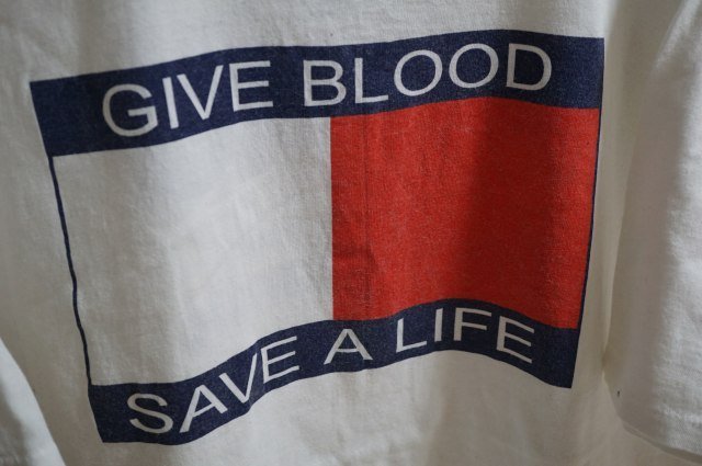 ★★★ヴィンテージ GIVE BLOOD SAVE LIFE Tシャツ / ALL SPORT_画像5