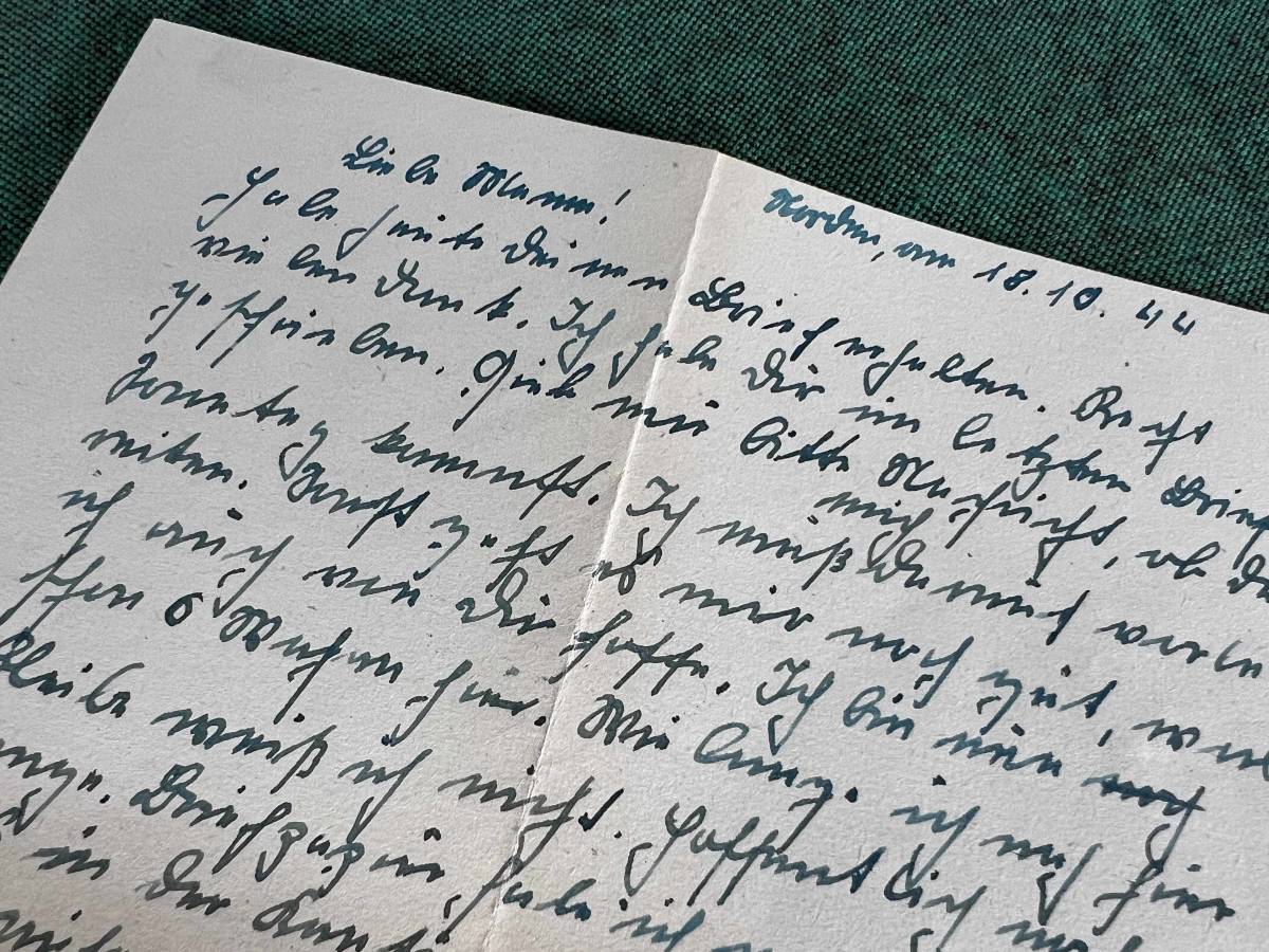 実物　第二次世界大戦　ドイツ軍　フェルドポスト　野戦郵便　当時　手紙　歴史資料　_画像3