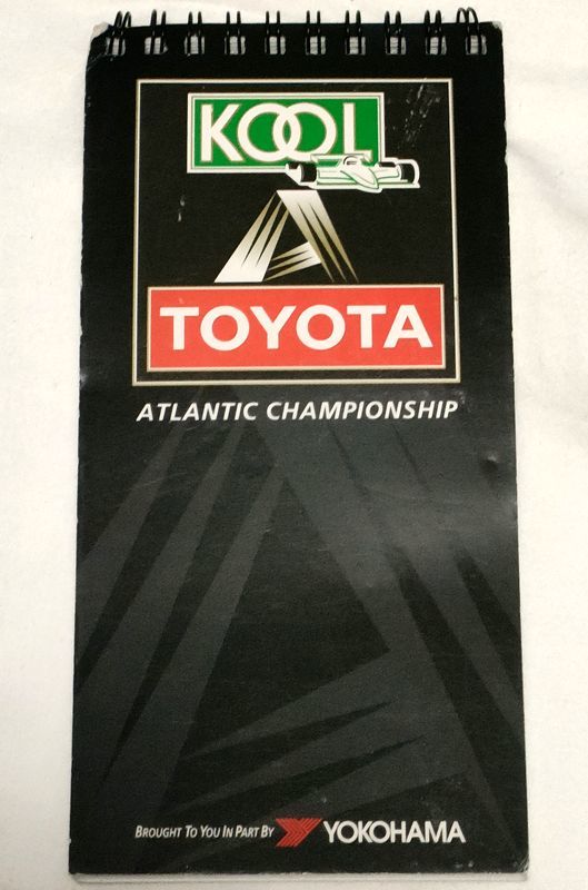 フォーミュラ・アトランティック・トヨタ　メモ帳　KOOL FORMULA ATLANTIC TOYOTA_画像1