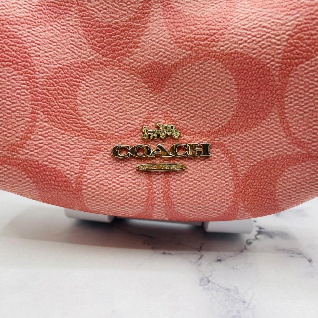 新品・未使用】COACH コーチ 財布 ノラキスロック コインケース ピンク