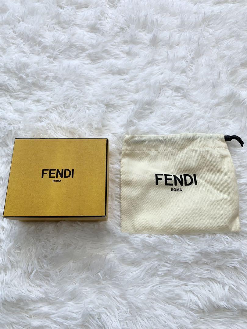 美品 FENDI フェンディ エフイズ ボタニカル 三つ折り財布 箱付 希少 レア