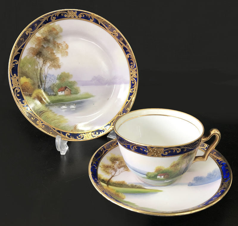 最旬トレンドパンツオールドノリタケ noritake コーヒーセット マルキ