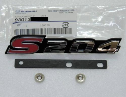  Subaru оригинальный Impreza WRX STI SPEC C S204 передняя решетка эмблема значок S-211