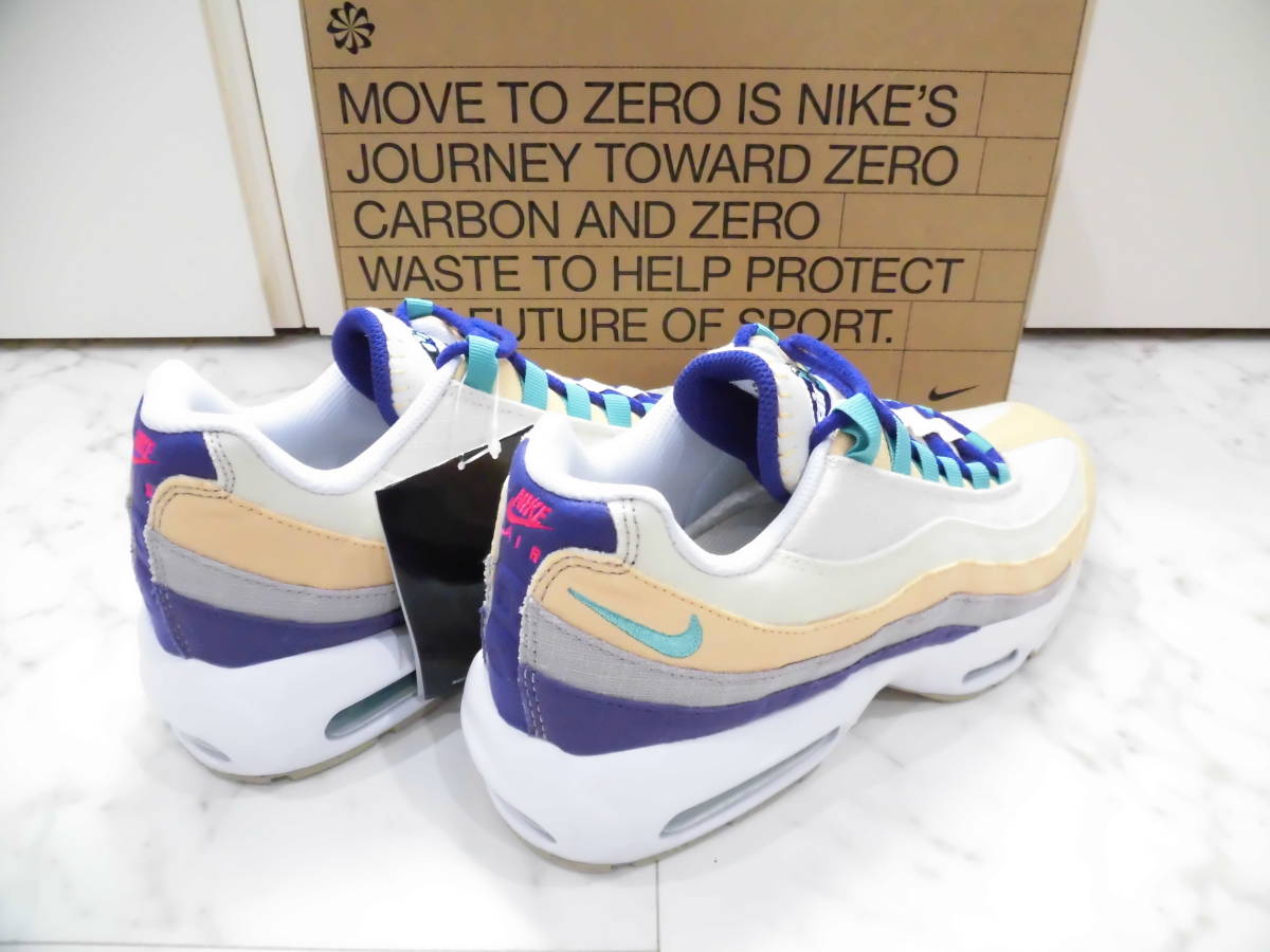 【新品未使用品箱タグ付】 NIKE AIR MAX 95 SE ナイキ エア マックス 95 SE 26.5㎝ US8.5 DH4755-200 MOVE TO ZERO SDGs セサミ ココナッツ_画像3