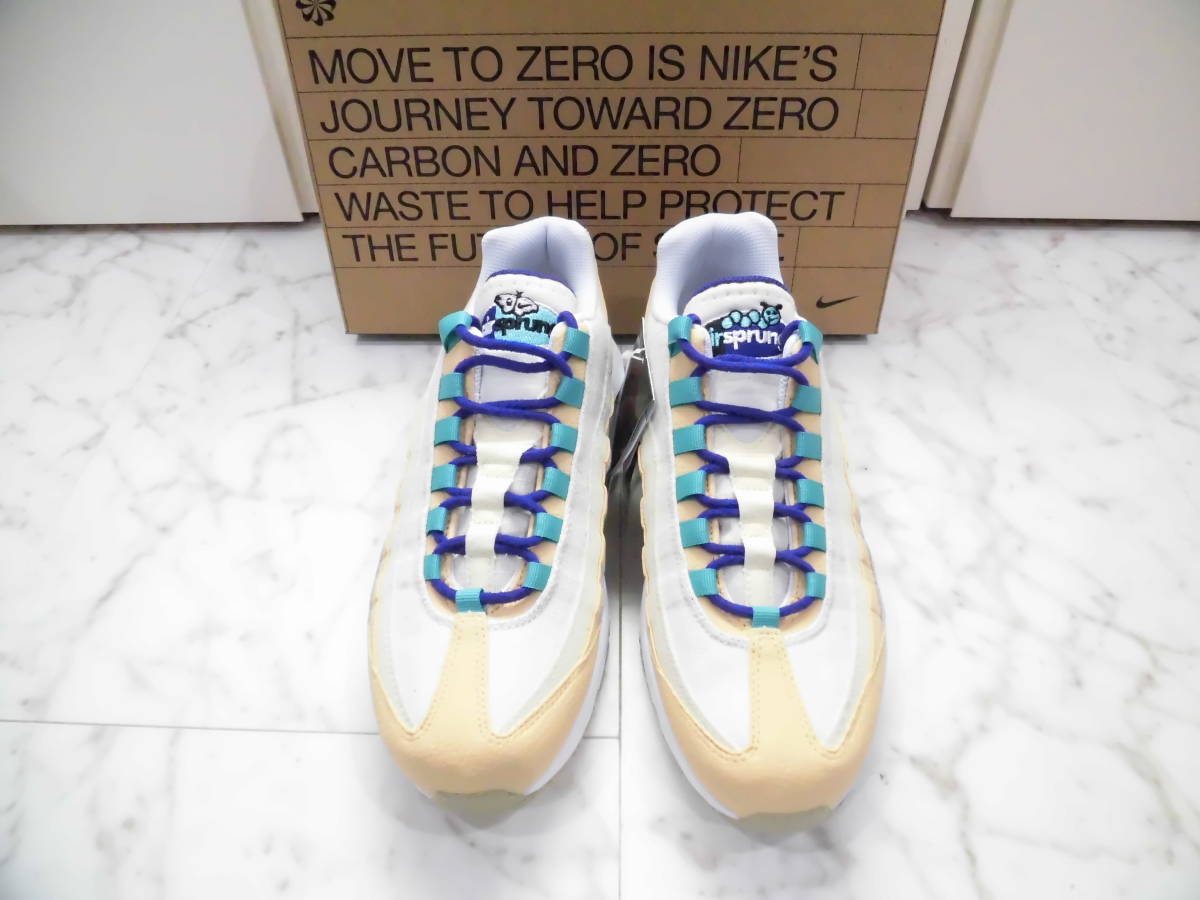 【新品未使用品箱タグ付】 NIKE AIR MAX 95 SE ナイキ エア マックス 95 SE 26.5㎝ US8.5 DH4755-200 MOVE TO ZERO SDGs セサミ ココナッツ_画像8