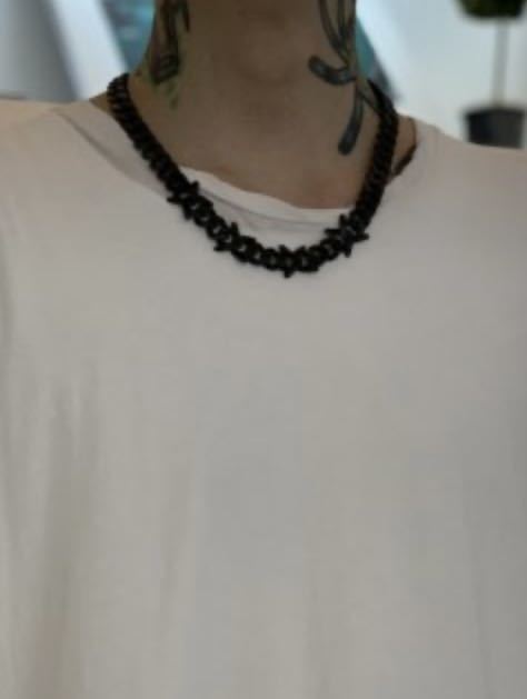 LAD MUSICIAN / BARBED WIRE NECKLACE / BLACK ラッドミュージシャン　ネックレス