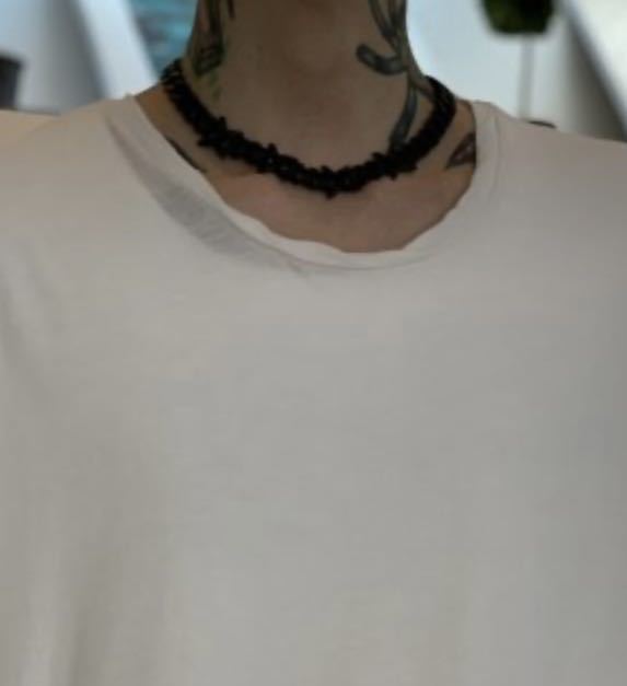 LAD MUSICIAN / BARBED WIRE NECKLACE / BLACK ラッドミュージシャン ネックレス