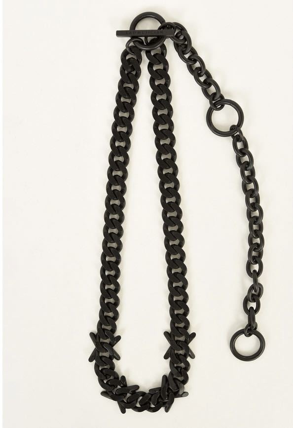 LAD MUSICIAN / BARBED WIRE NECKLACE / BLACK ラッドミュージシャン ネックレス