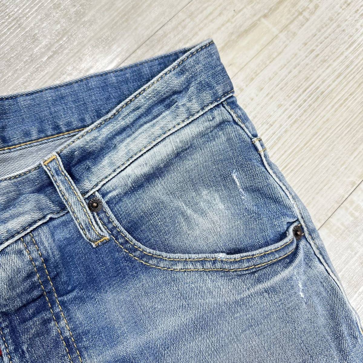 21aw 試着のみ DSQUARED2 ディースクエアード SKATER JEAN ダメージ