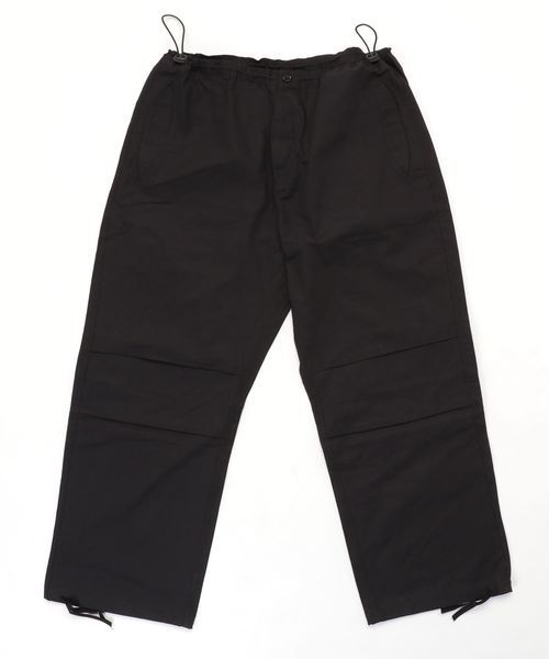 送料無料発送 特価即決 ATMOS LAB Military easy pants BLACK ワイド パンツ XL 正規品 新品未使用 タグ付き（撮影、採寸の為開封）