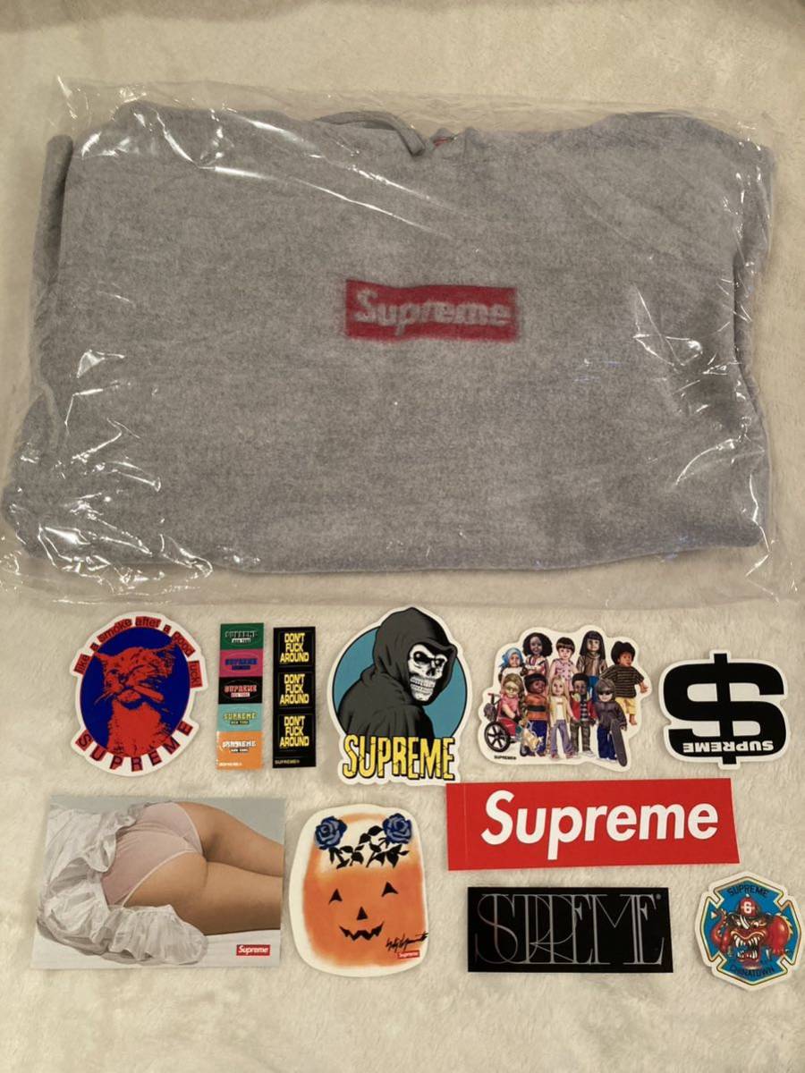 新品未使用 Supreme 23SS Inside Out Box Logo Hooded Sweatshirt