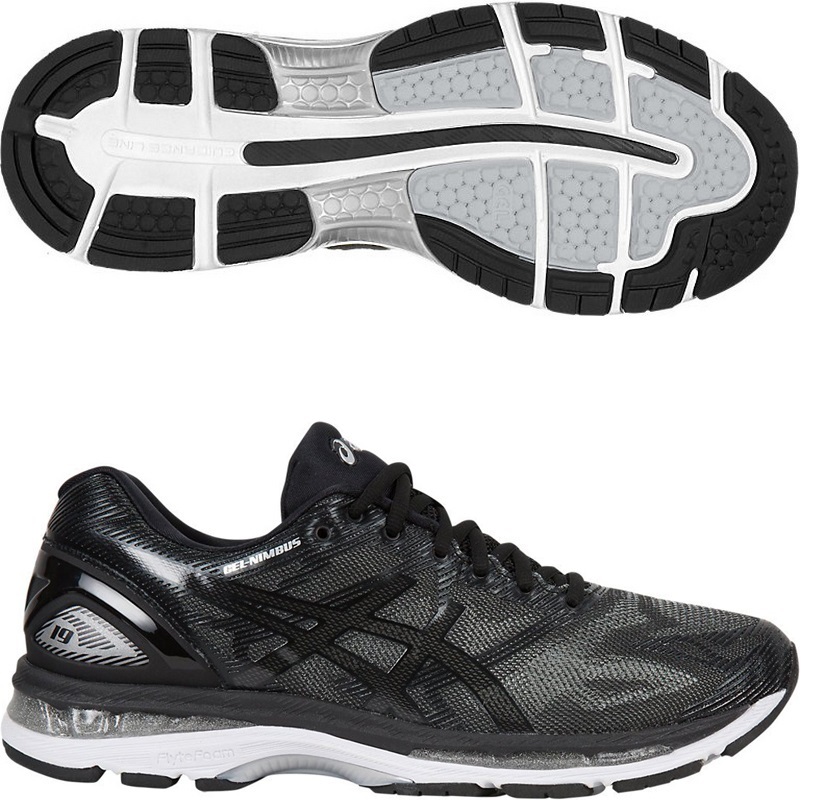 新品即決 asicsアシックス ランニングシューズ GEL-NIMBUS 19 28.0cm T700N-9099 ブラック_画像1