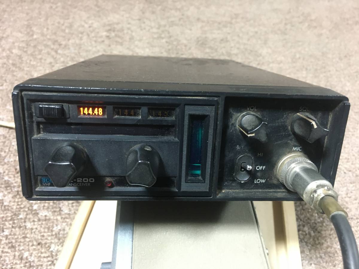 動作品】☆ICOM(「IC-200」VHF(144MHz帯 動作品】☆ICOM(「IC-200」VHF(144MHz帯