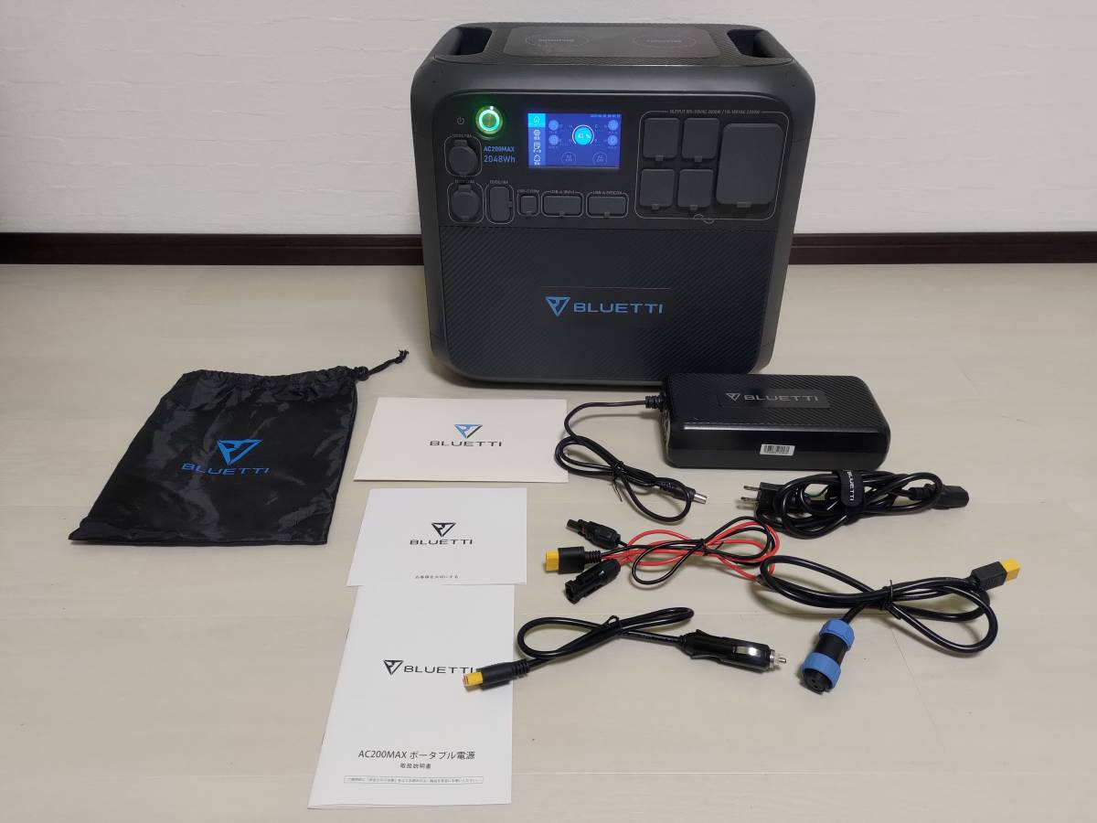 BLUETTI ブルーティ AC200MAX ポータブル電源 ポータブルバッテリー