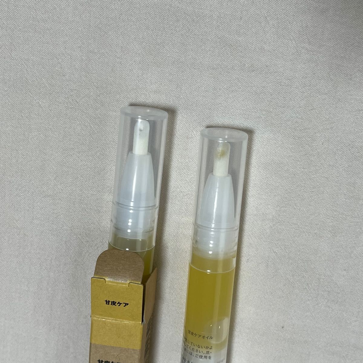 無印良品 甘皮ケアオイル 2本 無印良品 甘皮ケアオイル