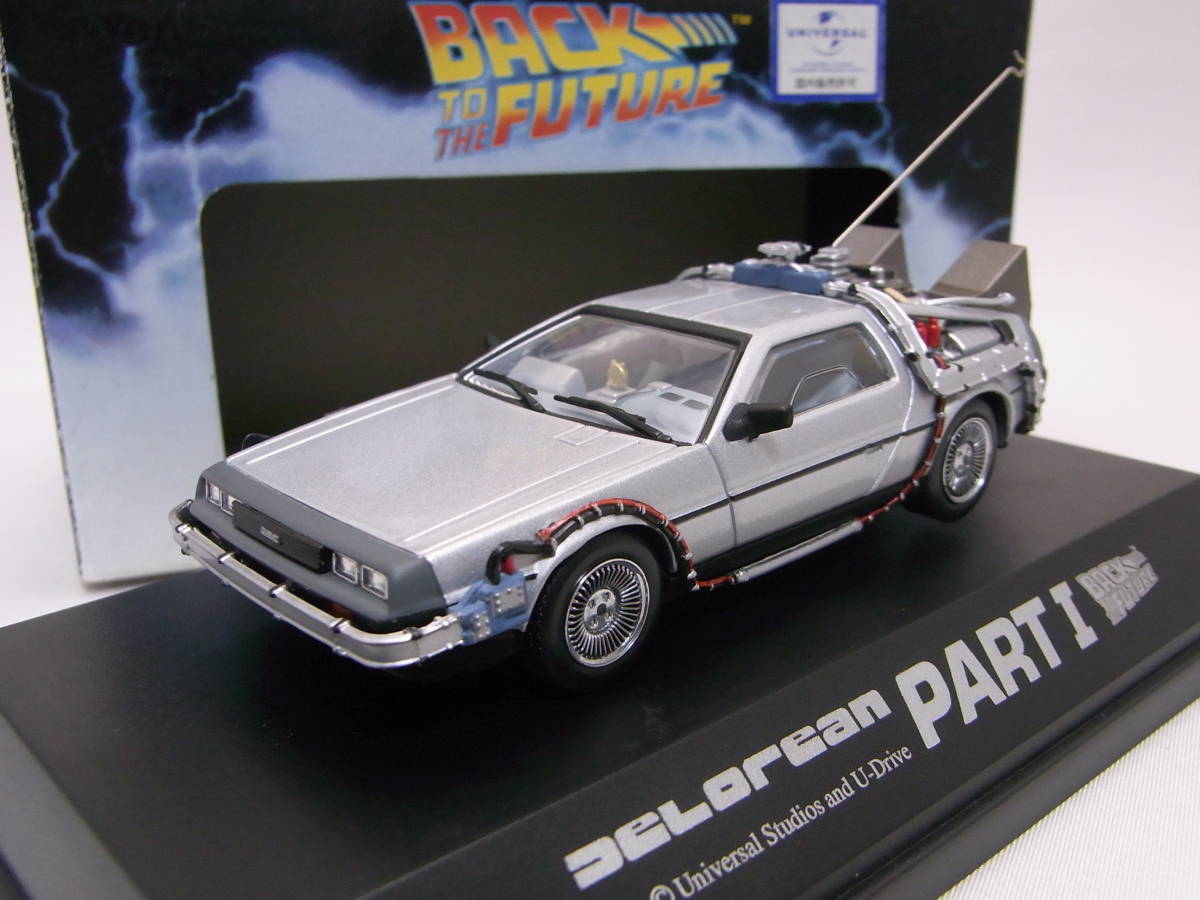 ★希少!★BACK TO THE FUTURE デロリアン PART 1 1/43【DMC-12 バックトゥザフューチャー】★美品!★_画像1