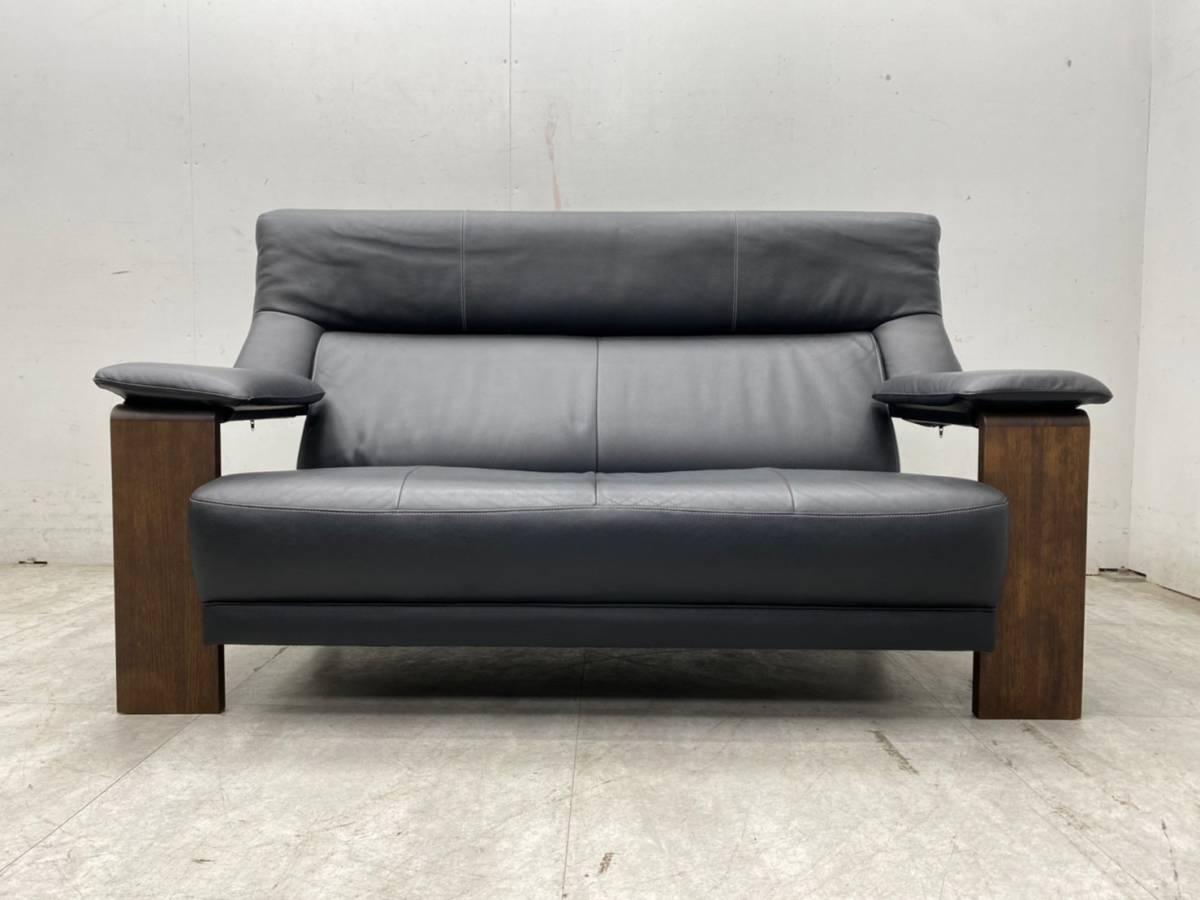 定番入荷 F2901☆展示極美品☆カリモク☆チターノ☆2人掛けソファ☆本