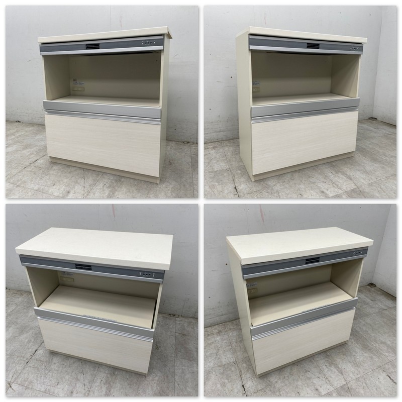 H2918☆極美品☆クリナップ☆レンジボード☆炊飯台☆キッチン収納