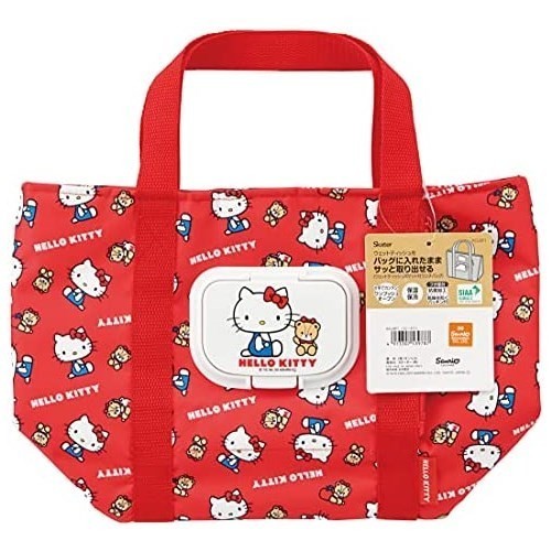ske-ta- термос сумка влажные салфетки с карманом новый товар Hello Kitty Sanrio KCLBP1-A не использовался товар 