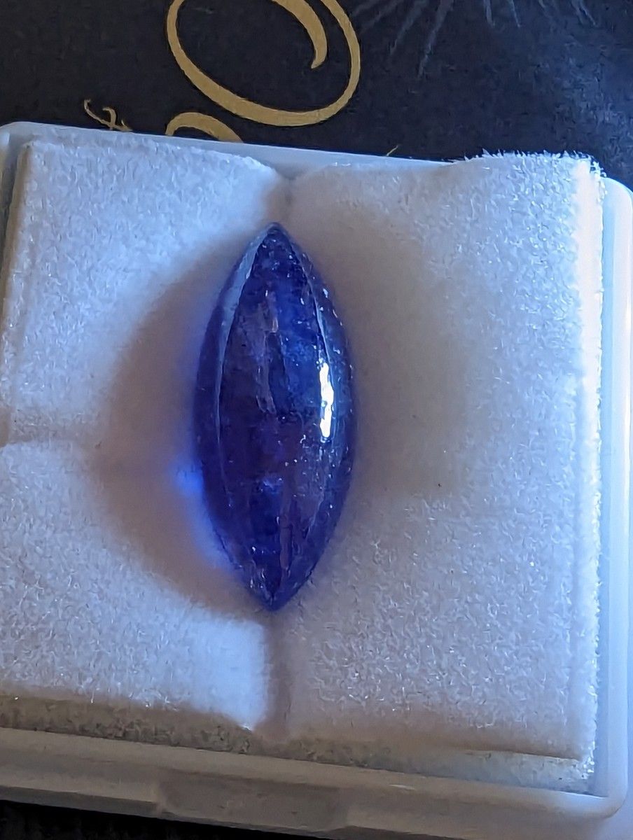 新品神秘的綺麗天然タンザナイトルース12.10ct smartpools.pe