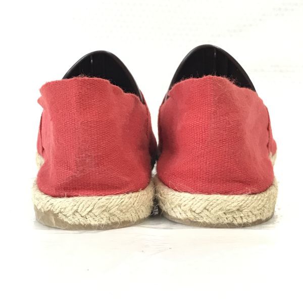 La Maison De L'espadrille/エスパドリーユ★スリッポン/フラットシューズ【24.0程度/赤/RED】sneakers/Shoes/trainers◆C-156_画像3