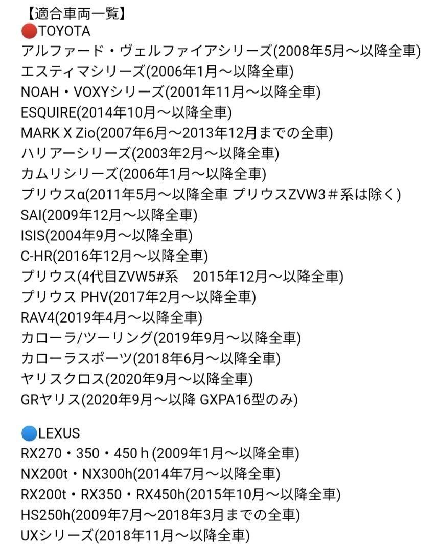 トヨタ系車両 アルファード ヴェルファイア エスティマ NOAH VOXY ハリアー プリウスに キャンバーボルト 角度1.5度③