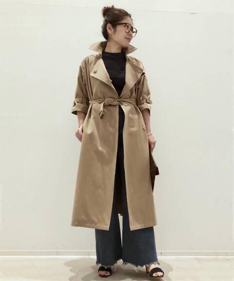  new goods *L\'Appartementa Pal tomonLYRIA Femme Coat trench coat, beige 