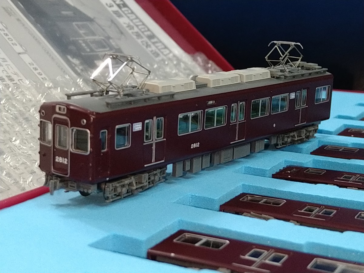 貴重未走行品!】A1996 阪急2800系 3扉 冷房改造車 8両セット 貴重未走行品!】A1996 阪急2800系 3扉 冷房改造車 8両セット