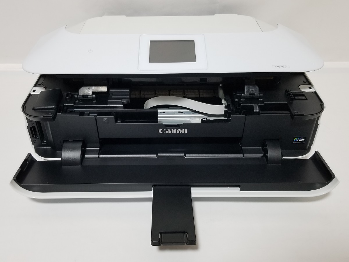 総印刷枚数100枚 純正インク 全額返金保証付 Canon インクジェット複合機 インクジェットプリンター MG7130